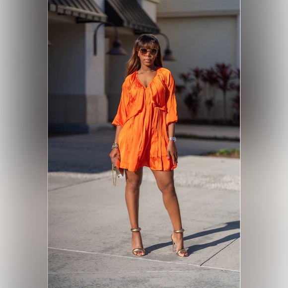 Shirred Mini Dress - Picture 4 of 4